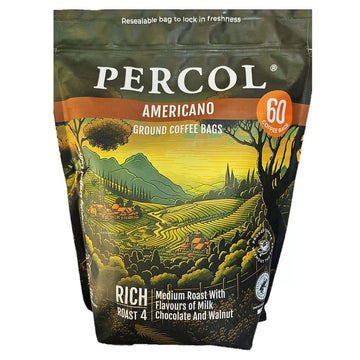 Percol Americano Medium Roast Coffee Bags 8g X 60