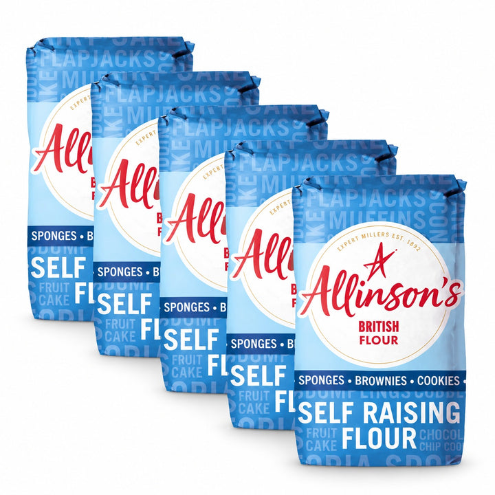 Allinson’s Self Raising White Flour 1kg x 5