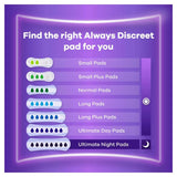 Always Discreet Long Plus Pads 2 x 28 Pack