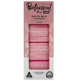 Australian Botanical Soap Goats Milk And Raspberry Bar 193g X 8