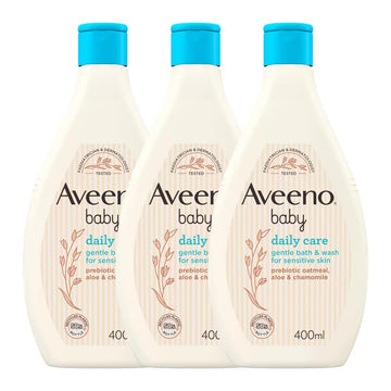 Aveeno Baby Hair & Body Wash 400ml X 3