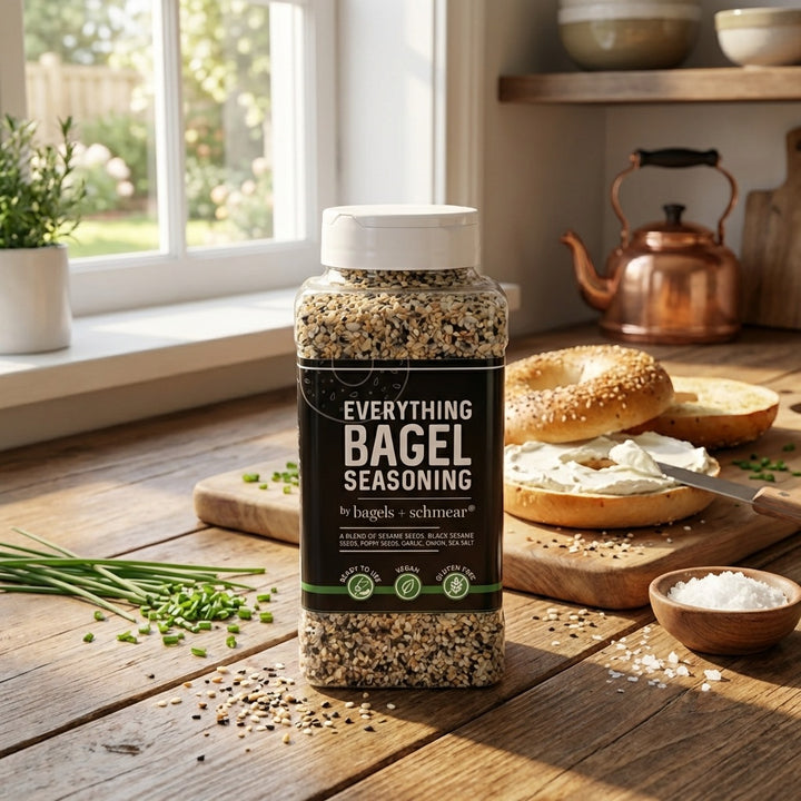 Bagel Seasoning Bagels + Schmear 600g-2