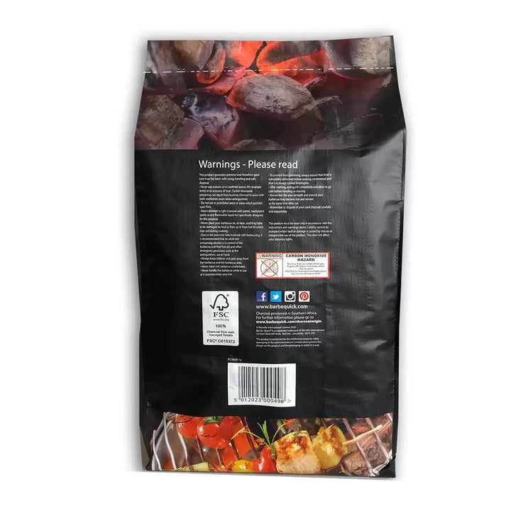 Bar-Be-Quick Instant Light Charcoal 12 Pack 15kg-1