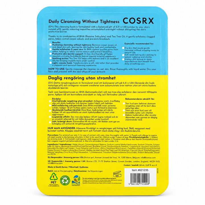 COSRX Low pH Good Morning Gel Cleanser 2 x 150ml-1