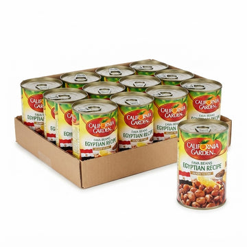 California Garden Fava Egyptian Recipe 400g X 12