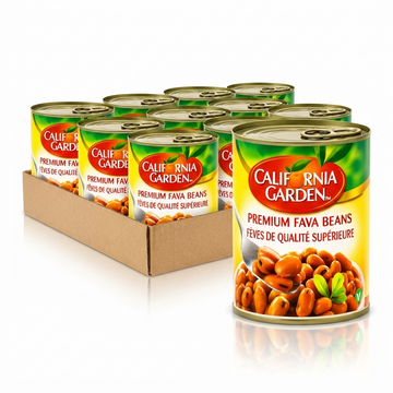 California Garden Premium Fava Beans 400g x 12