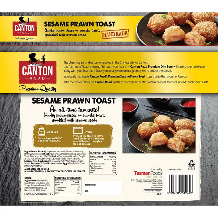 Canton Road Sesame Prawn Toast 860g-1