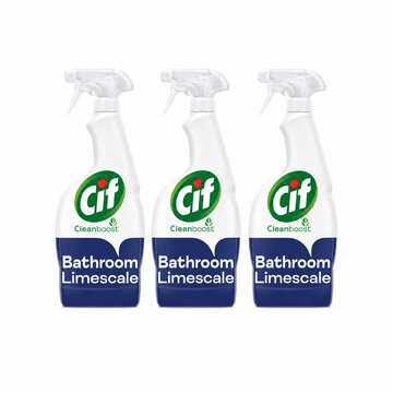 Cif Power and Shine Bathroom Spray 700ml X 3