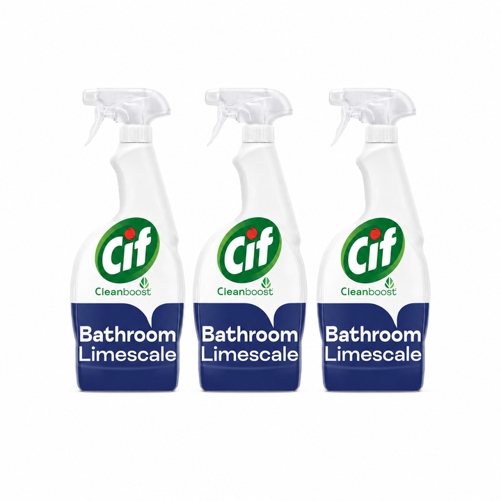 Cif Power and Shine Bathroom Spray 700ml X 3