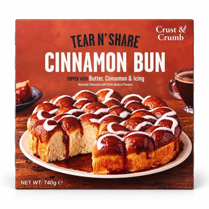 Crust & Crumb Tear N' Share Cinnamon Bun 740g
