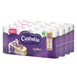 Cushelle Quilted 3-Ply Longer Rolls Toilet Tissue 4 x 8 Pack (236 Sheets)
