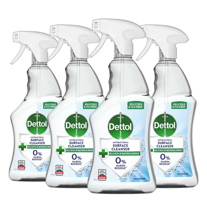 Dettol Antibacterial Surface Cleanser 750ml X 4