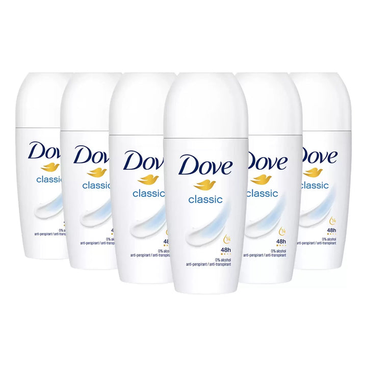Dove Roll-On Deodorant 50ml X 6