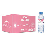 Evian Natural Mineral Water 500ml X 24