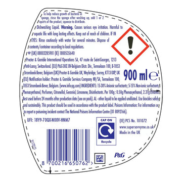 Fairy Anti-Bacterial Liquid 900ml-1