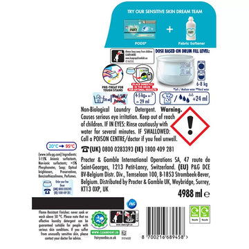 Fairy Non Bio Laundry Liquid 172 Washes 4.988L-1