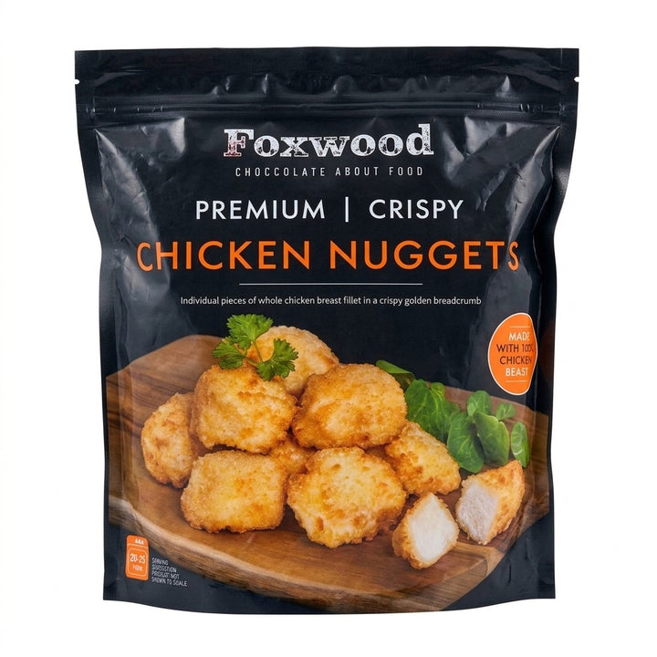 Foxwood Premium Halal Chicken Nuggets 2kg