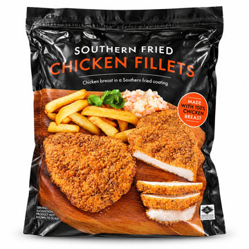 Foxwood Halal Southern Fried Chicken Fillets 1.92kg