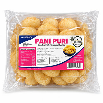 Frontier Bakery Pani Puri – Semolina Puffs / Golgappa / Puchka 200g