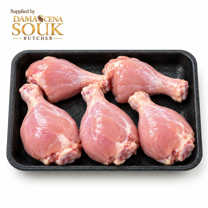 Halal Chicken Drumsticks Skin Off 1kg – Supplied by Damascena Souk