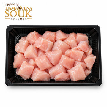Halal Diced Chicken Breast 1kg – Supplied by Damascena Souk