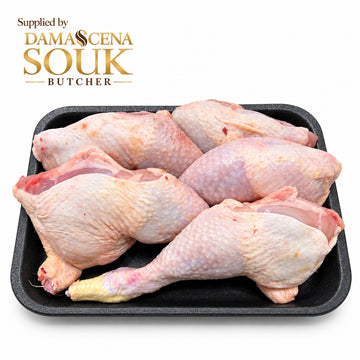 Halal Whole Chicken Leg bone in skin on 1kg – Supplied by Damascena Souk