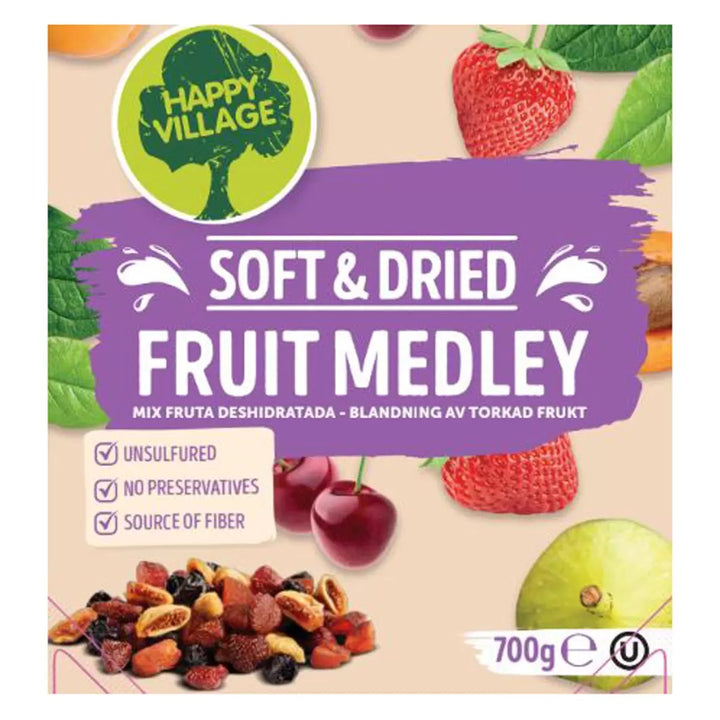 Happy Village Soft & Dried Fruit Medley 700g