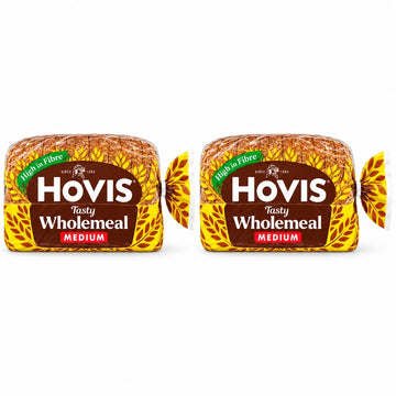 Hovis Tasty Wholemeal Medium Sliced Wholemeal Bread 800g X 2