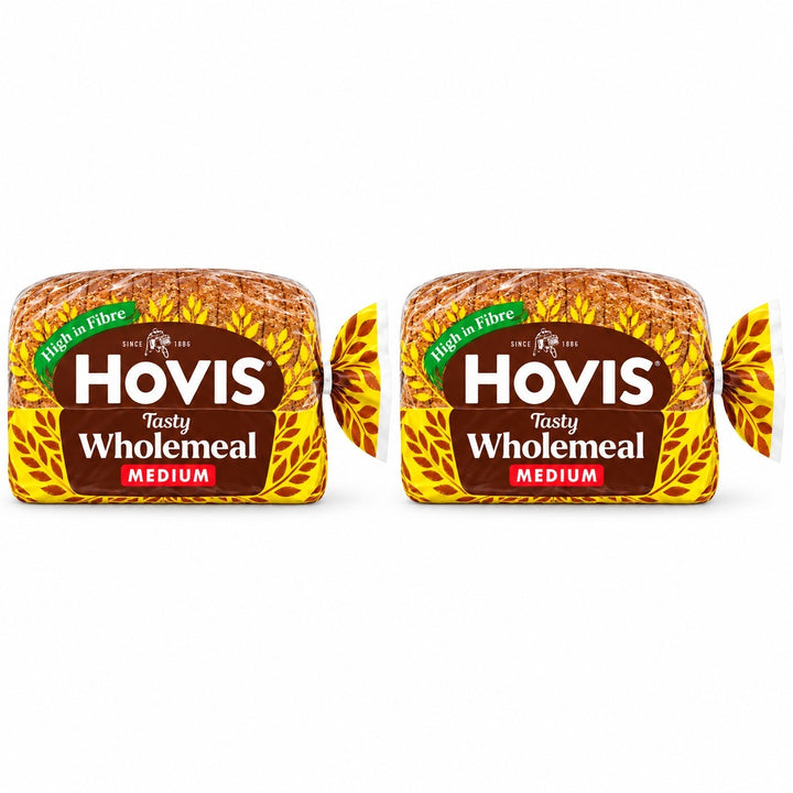 Hovis Tasty Wholemeal Medium Sliced Wholemeal Bread 800g X 2