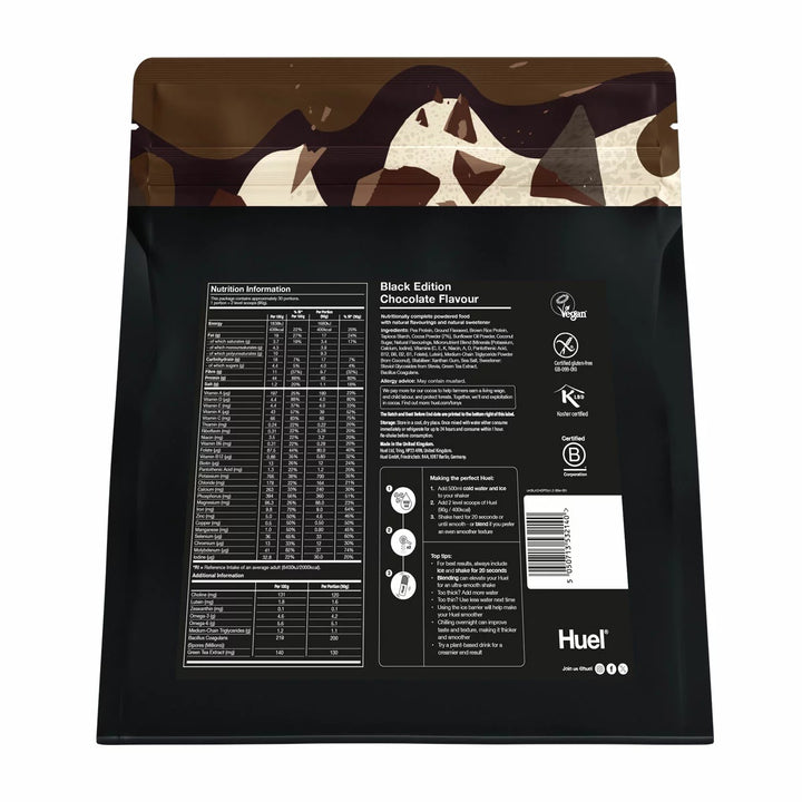 Huel High Protein Nutritionally Complete Chocolate Powder Meal 2.7kg-1