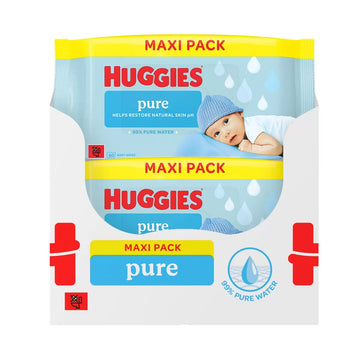 Huggies Plastic Free Baby Wipes 12 x 60 Wipes-1
