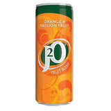 J2O Orange & Passion Fruit Cans250ml
