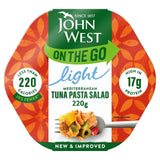 John West On The Go Light Mediterranean Tuna Pasta Salad 220g