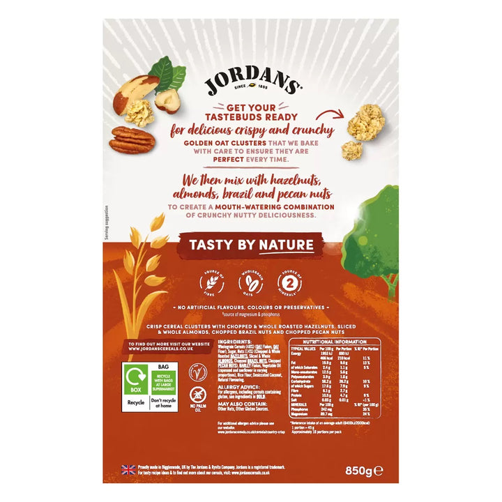 Jordans Country Crisp Chunky Nuts 850g