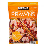 Kirkland Signature Farm-Raised Cooked Tail-Off Prawns 50/70 – 907g