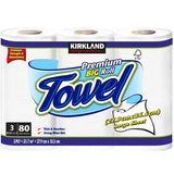 Kirkland Signature Kitchen Roll Towel 4 x 3 x 80 Sheet Pack