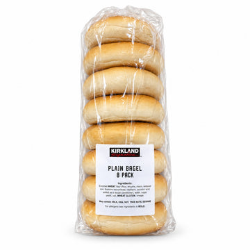 Kirkland Signature Plain Bagels 8 Pack 920