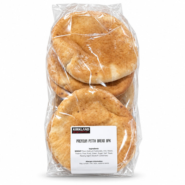 Kirkland Signature Premium Small Pitta Bread 8 Pack 700g