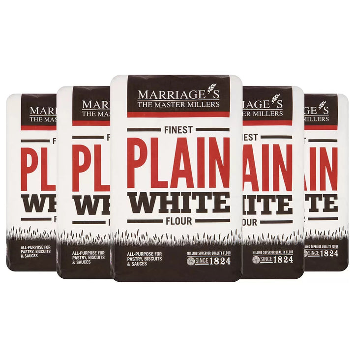Marriage's Finest Plain White Flour 1500g x 5