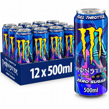 Monster Full Throttle Zero Sugar 500ml x12