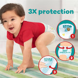 Pampers Baby Dry Pants Size 5, 2 x 64 Pack-1