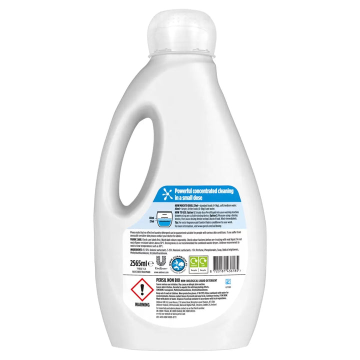 Persil Non Bio Laundry Liquid 2.565L-1