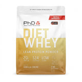 PhD Diet Whey Lean Protein Powder Vanilla Creme 2kg