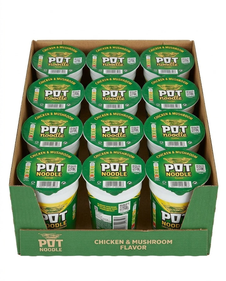 Pot Noodle Chicken & Mushroom Flavour 12 x 90g-1
