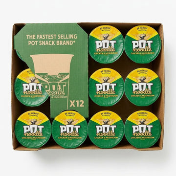 Pot Noodle Chicken & Mushroom Flavour 12 x 90g