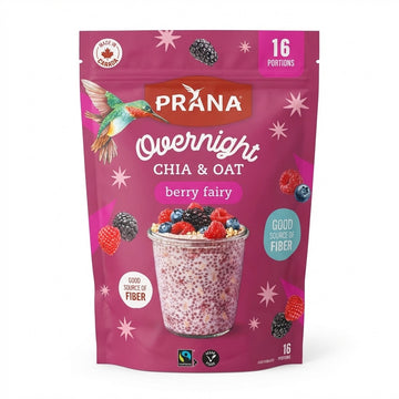 Prana Berry Fairy Overnight Chia with Oats 800g