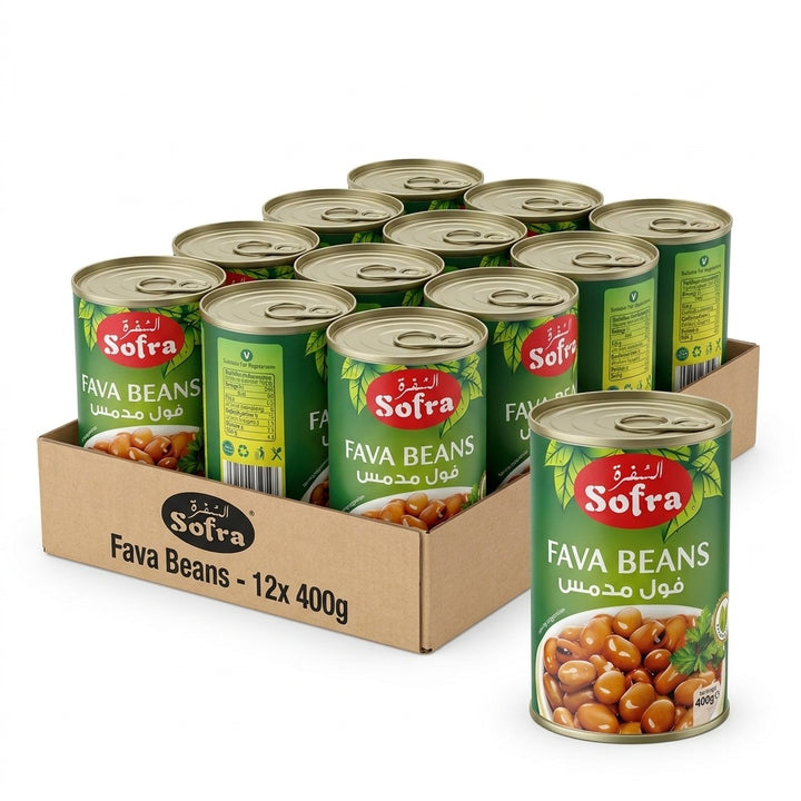 Premium Fava Beans Sofra 400g X 12