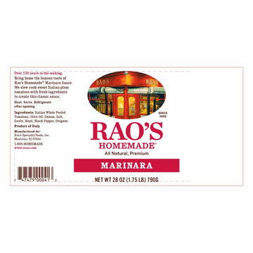 Rao's Homemade Marinara Sauce ingredients