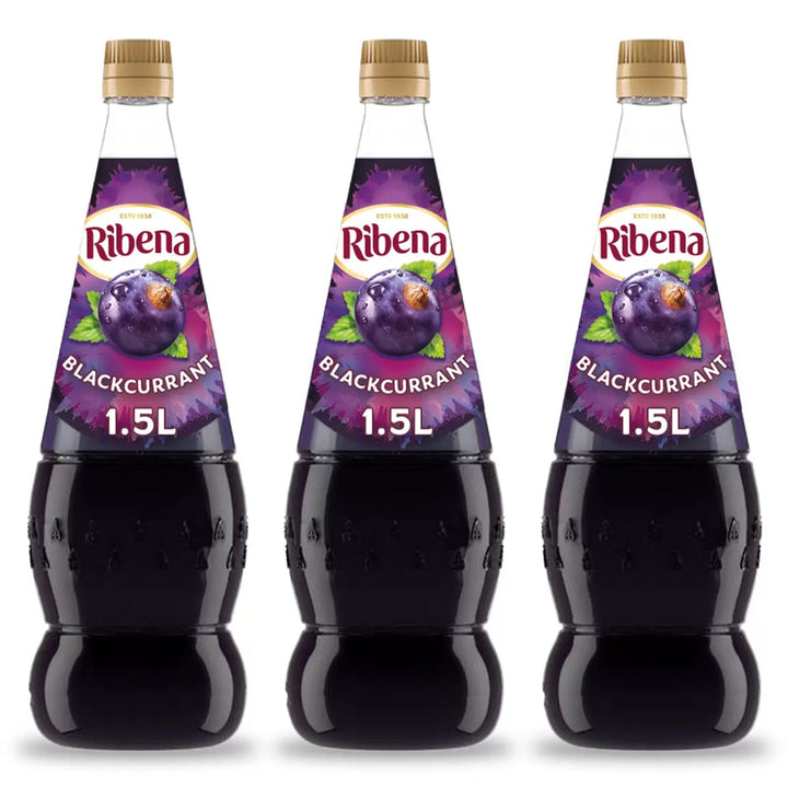 Ribena Blackcurrant Squash 1.5Ltr X 3