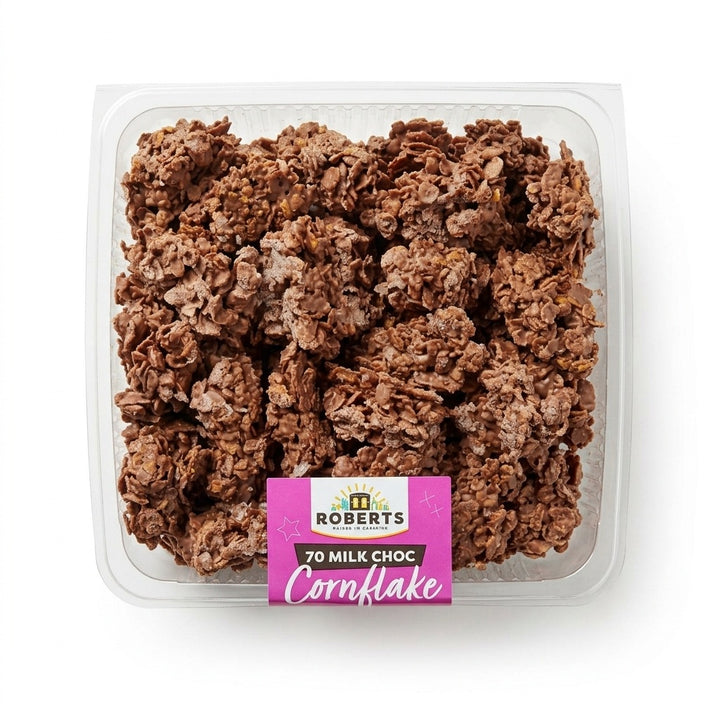 Roberts Milk Chocolate Cornflake Clusters 70 Pack